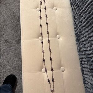 Beautiful Handmade 55inch amethyst necklace